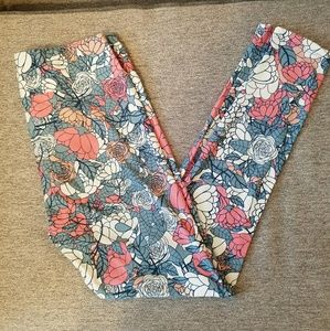 NWOT Lularoe TC floral leggings